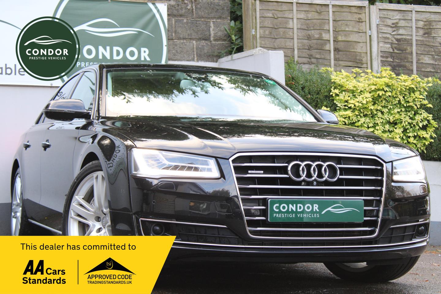 Audi A8 3.0 TDI V6 Sport Executive Saloon 4dr Diesel Tiptronic quattro Euro 6 (s/s) (258 ps)